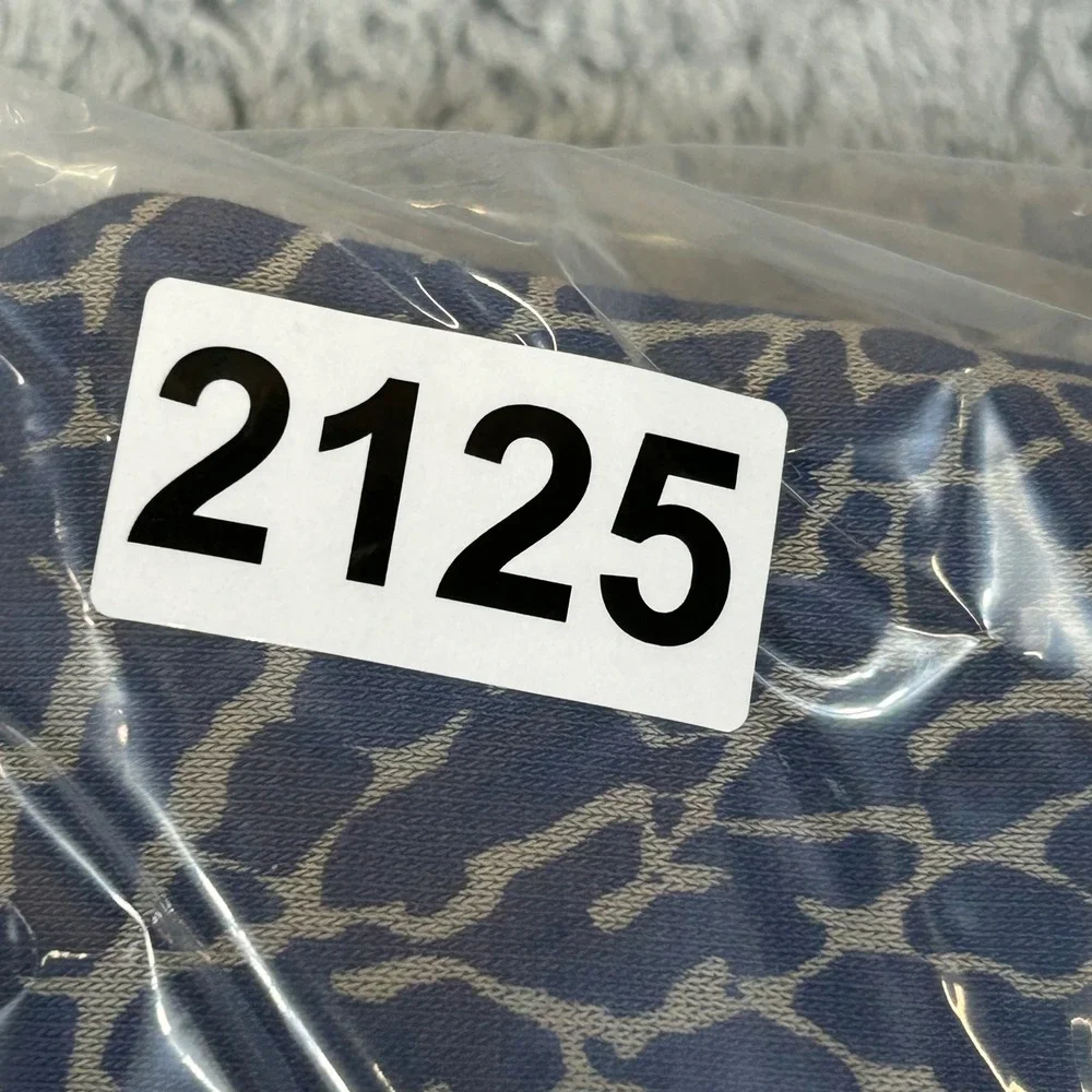 Jordan Mens Elephant Print Full Zip Hoodie Navy Blue Jumpman Fleece Medium